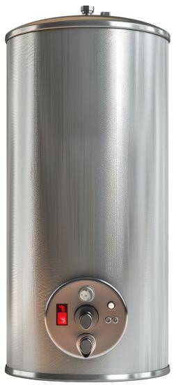 Modern water heater or geyser ideal for heating solutions.